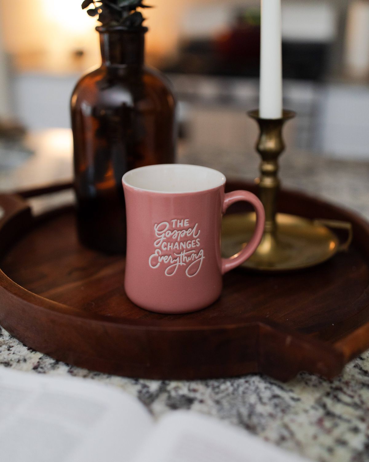 The Daily Grace Co - The Gospel Changes Everything Primrose Mug