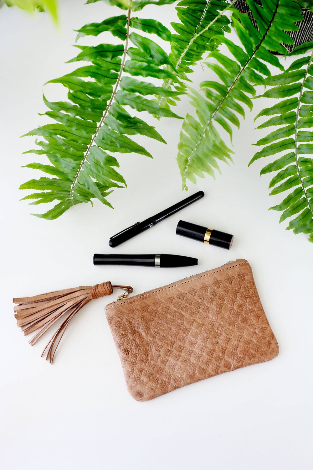 Jubilee Trading Co.  |  Ethical Trade Decor + Accessories - Blossom Tassel Pouch