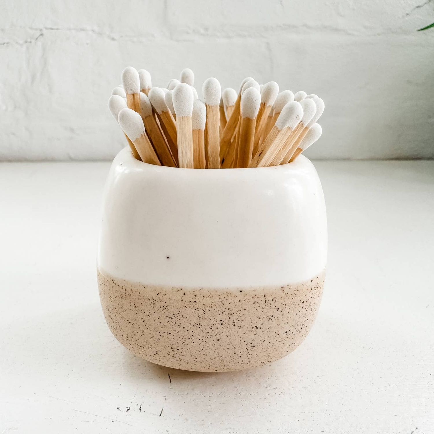 Moonlight Makers - Ceramic Match Holders - With or Without Matches - 5 Colors: White / With Matches