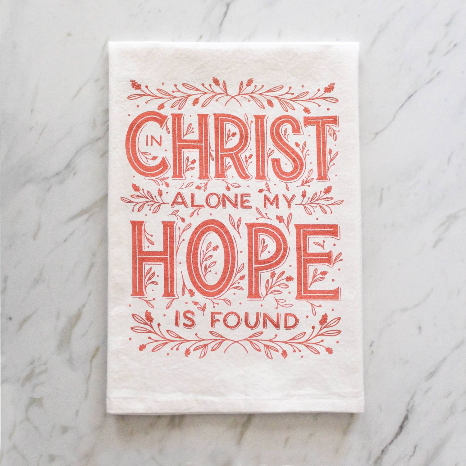 Naomi Paper Co. - In Christ Alone Tea Towel