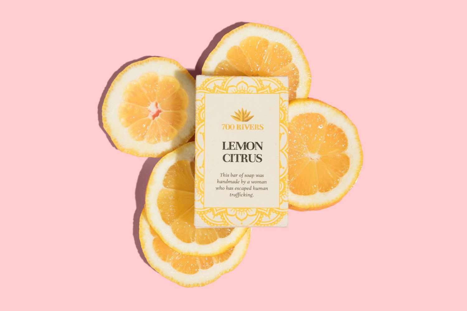 700 Rivers - Lemon Citrus Soap Bar - Travel Size | Stocking Stuffer