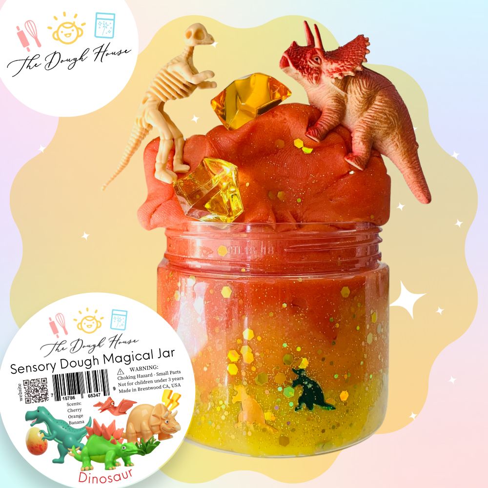The Dough House - Fun Size Dinosaur Magical Jars