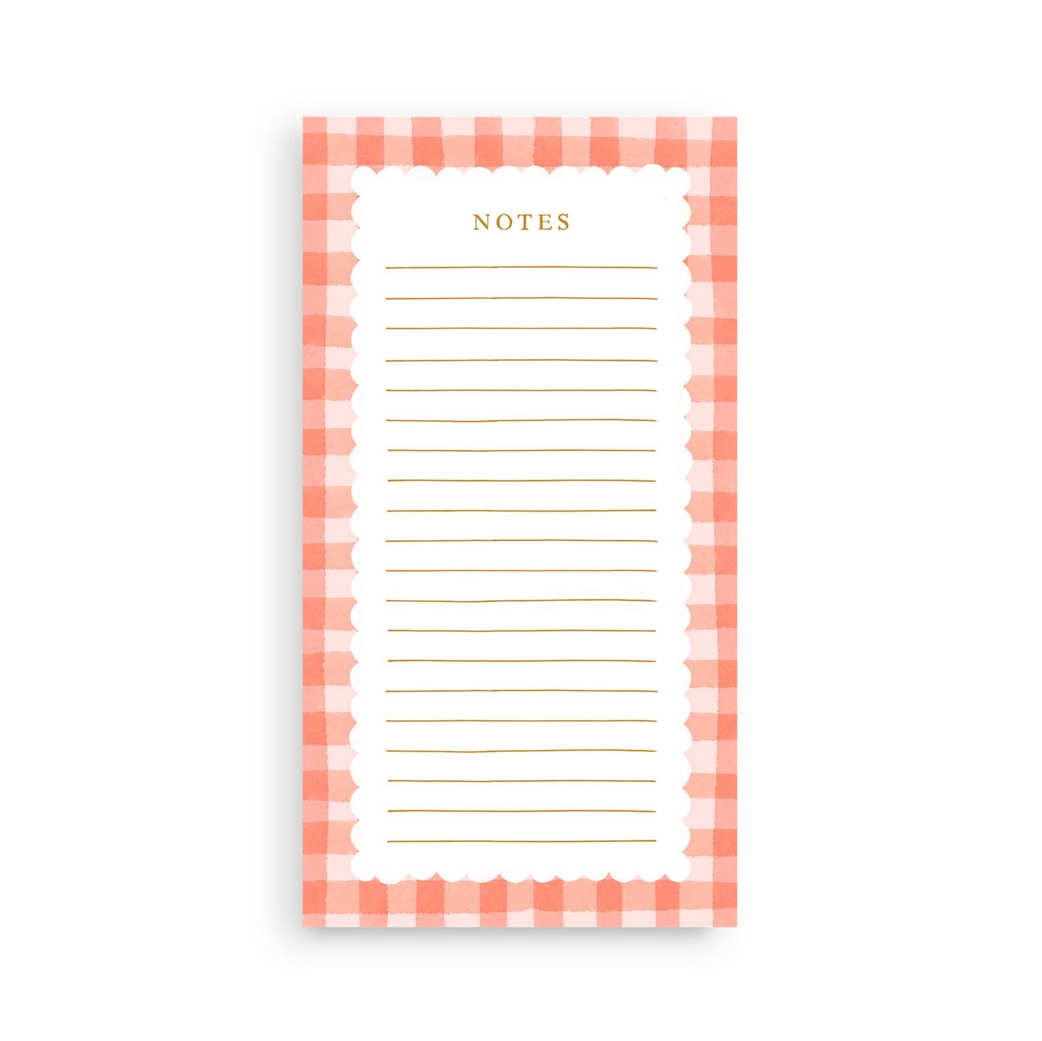Naomi Paper Co. - Pink Gingham Notepad