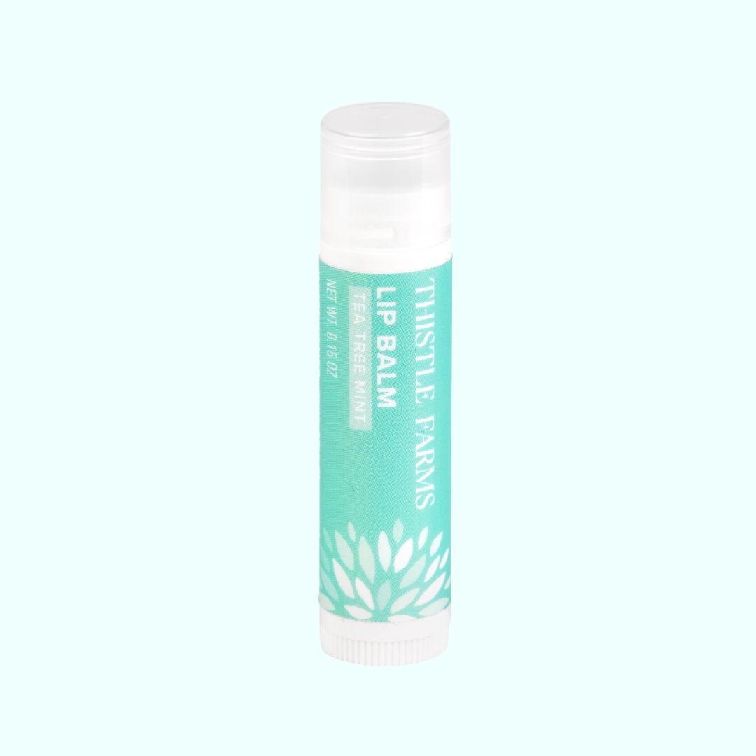 Thistle Farms - Organic Shea Butter &amp; Beeswax Lip Balm | Tea Tree Mint: 6