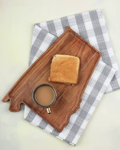 India Handicrafts Inc - ALABAMA Acacia Wood Cutting Board