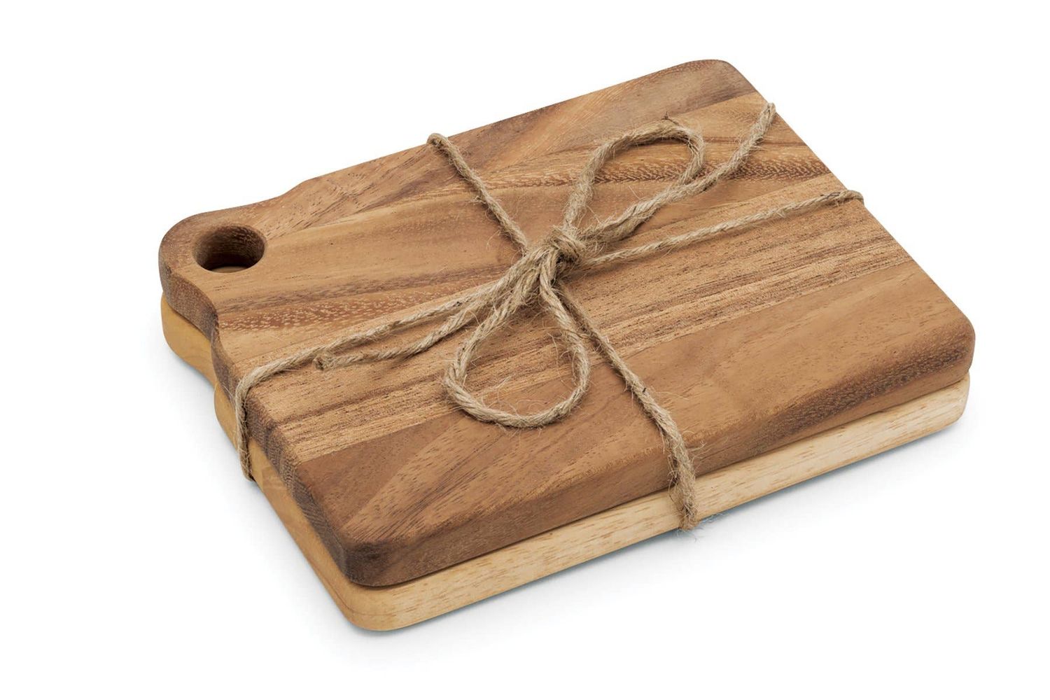 Fox Run Brands - Ironwood Sandwich Boards, Acacia Wood, Set of 2, 7.75" x 6"