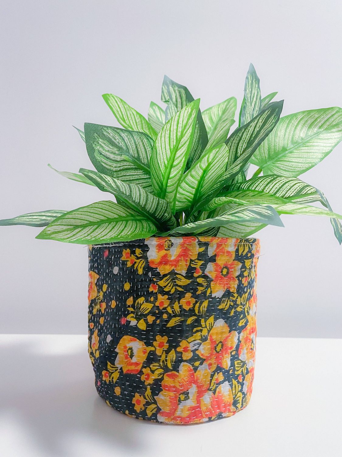Asha Project - Vintage Kantha Basket | 5 in