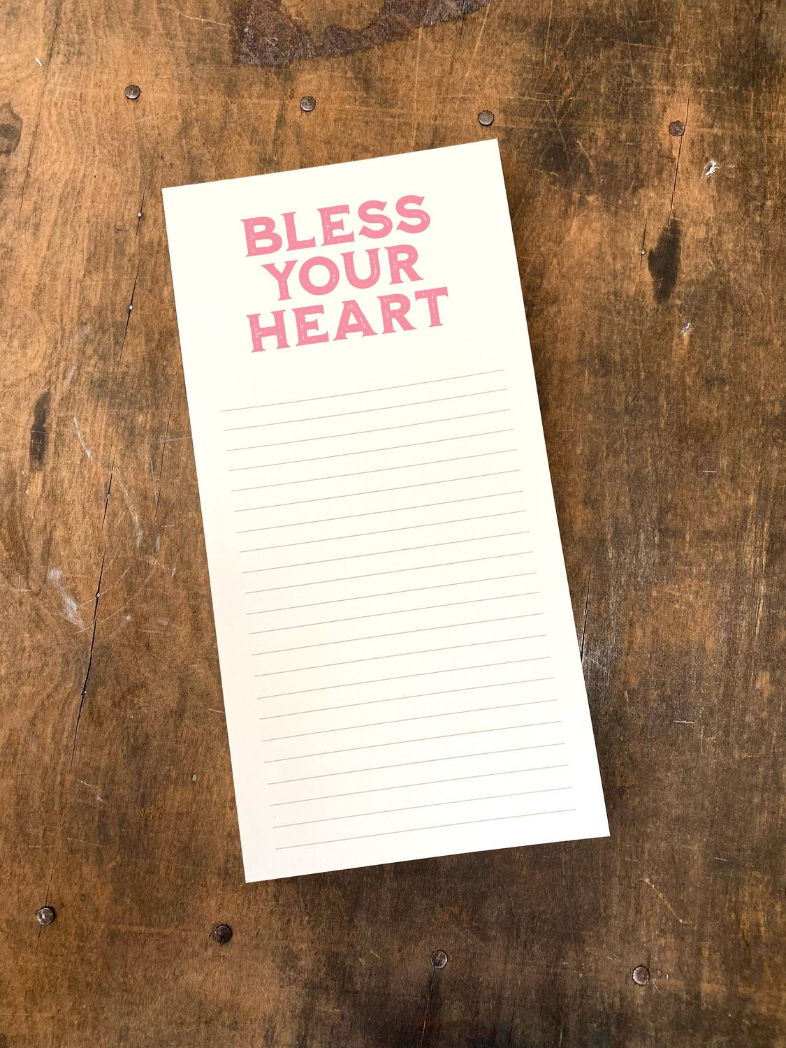 SOUTHERN FRIED DESIGN BARN - Bless Your Heart Notepad