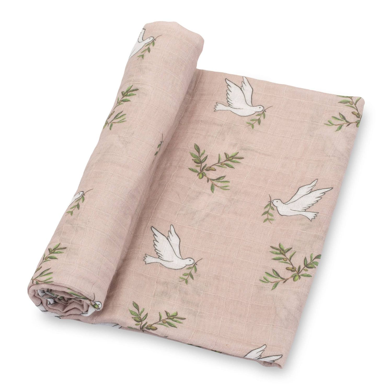 LollyBanks - Baby Muslin Swaddle Blanket 47x47 So Dovely