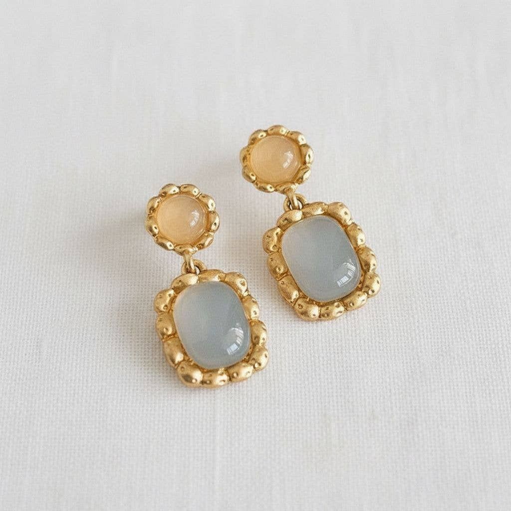 Ellemadera - Chic Geometric Drop Earrings