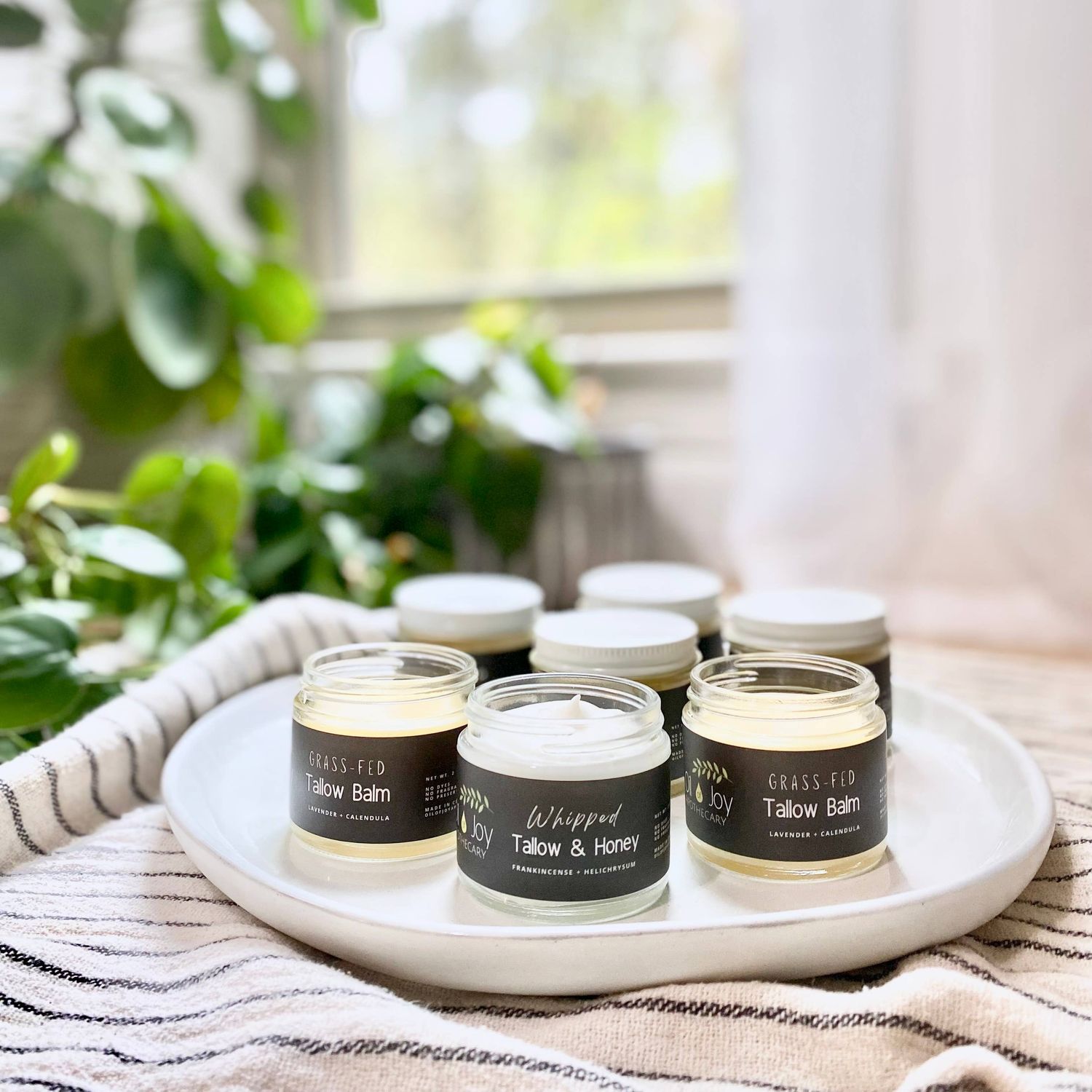 Oil of Joy Apothecary - Grass-Fed Tallow Balm: Lavender + Calendula