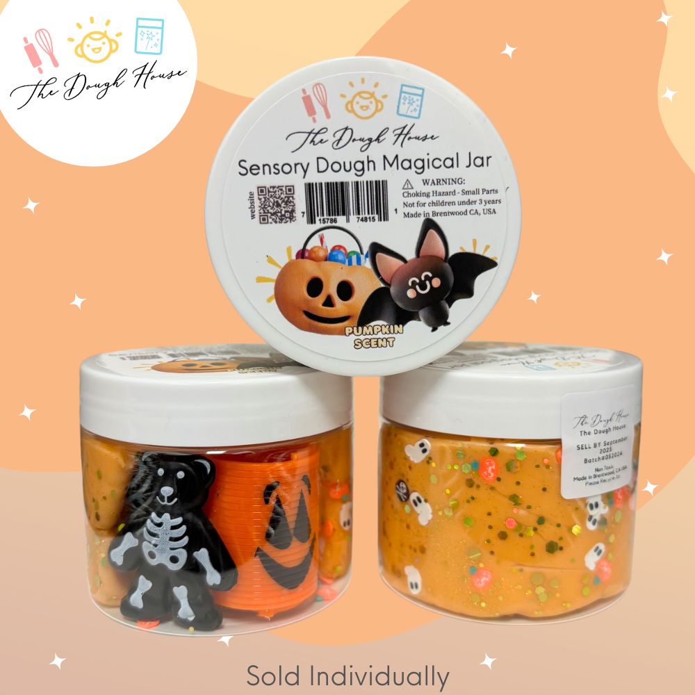 The Dough House - Halloween Magical Jars: Orange