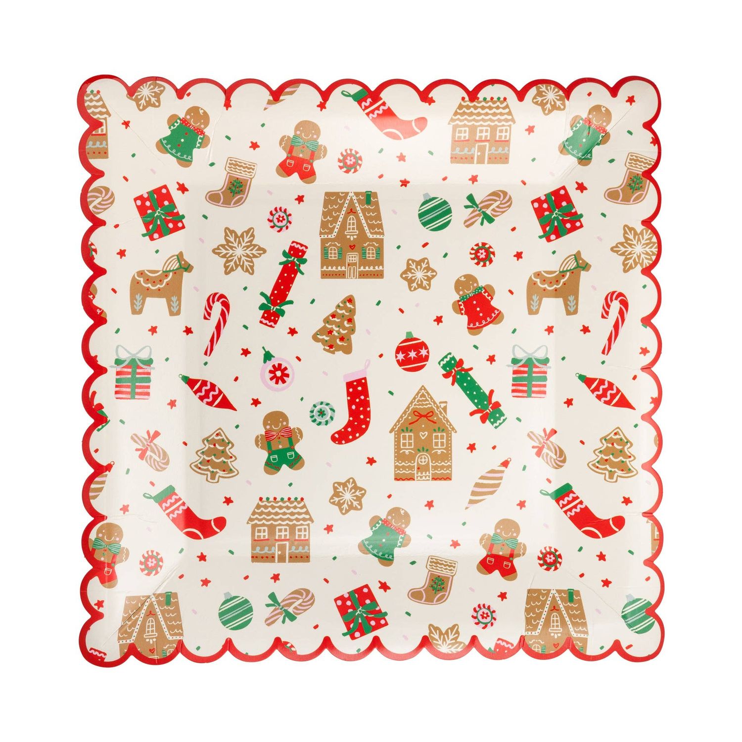 My Mind’s Eye - GBD1240 - Gingerbread Pattern Plate