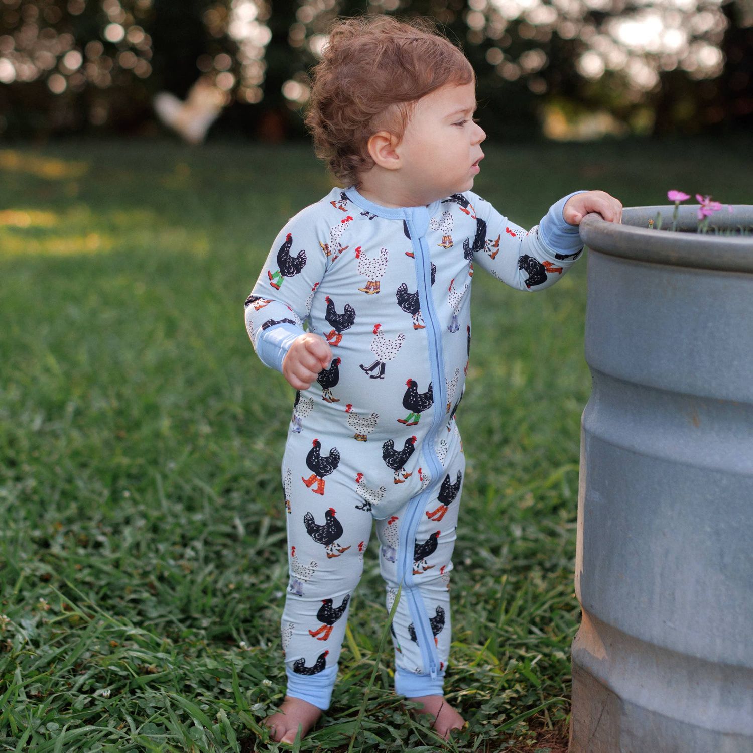 LollyBanks - Bamboo Baby Convertible Zipper Pajama Barn Boots: 0-3 Months