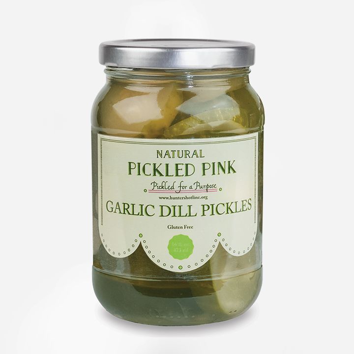 Pickled Pink Foods - Garlic Dill Pickles
