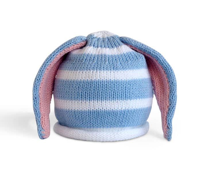 Melange Collection - Hat with Bunny Ears - Blue