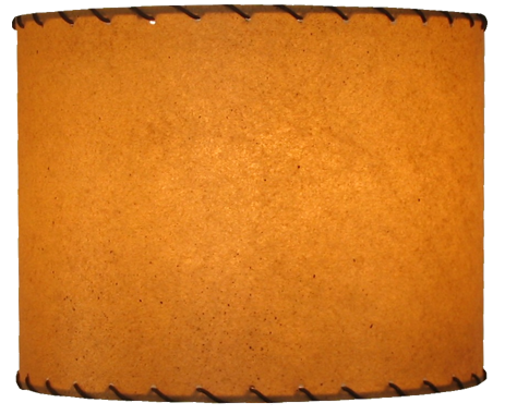 13" diameter fiberglass barrel lampshade