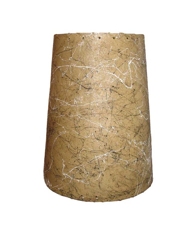 Ready-to-Ship Small Cone Lampshade, 6"x8"x10", Sand