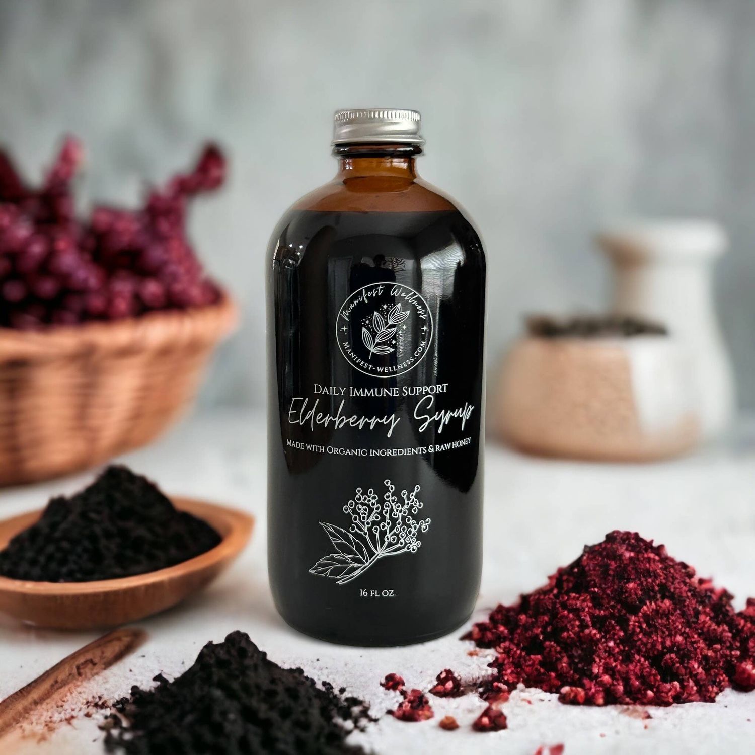 Manifest Wellness - Organic Elderberry Syrup