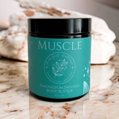 Manifest Wellness - Magnesium Muscle Body Butter Organic Butters &amp; Soothing Oils
