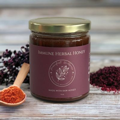 Manifest Wellness - Immune Support Herbal Honey with Elderberry and Spices