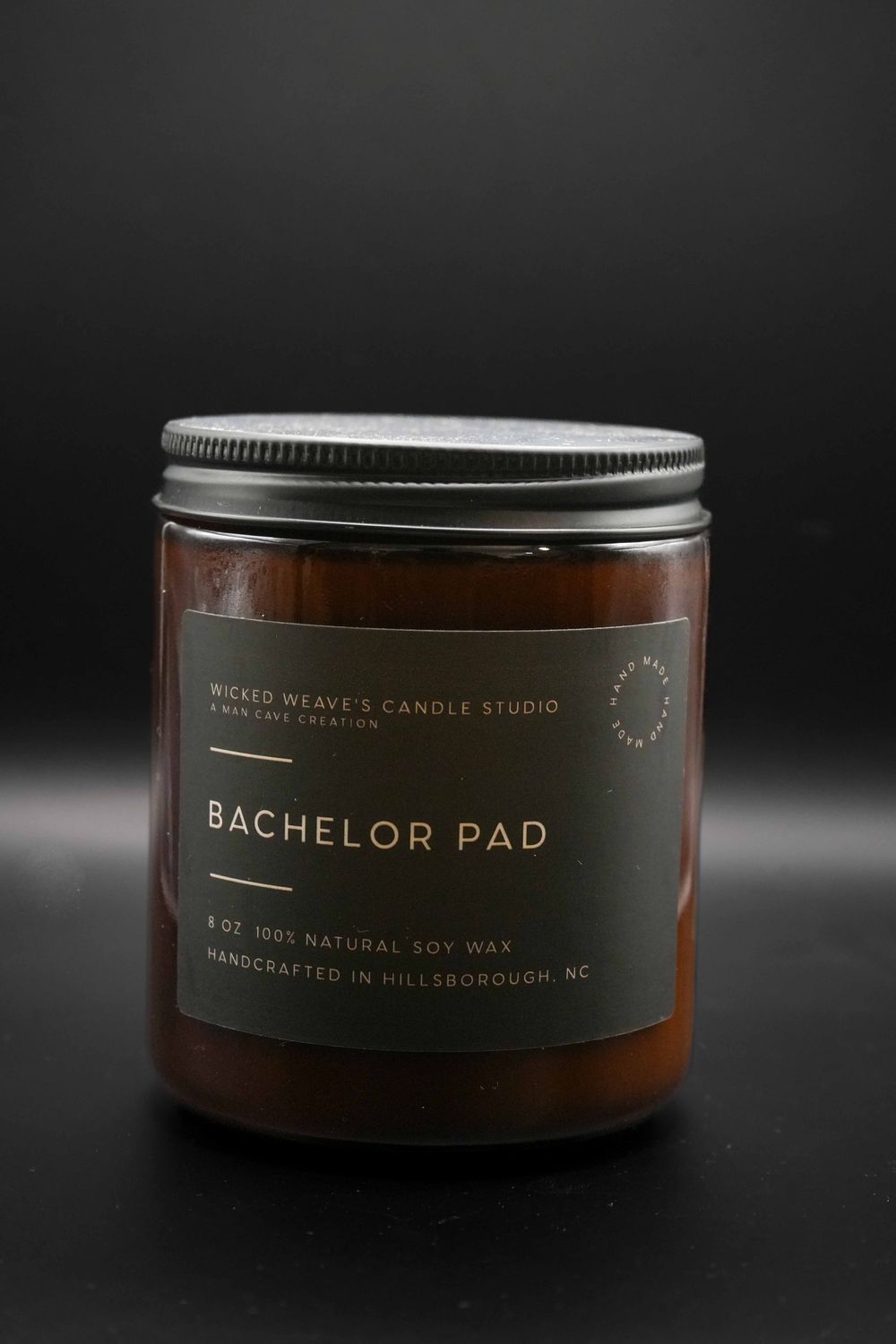 Wicked Weave’s Candle Studio - Bachelor Pad Soy Wax Candle (4 Size Options)