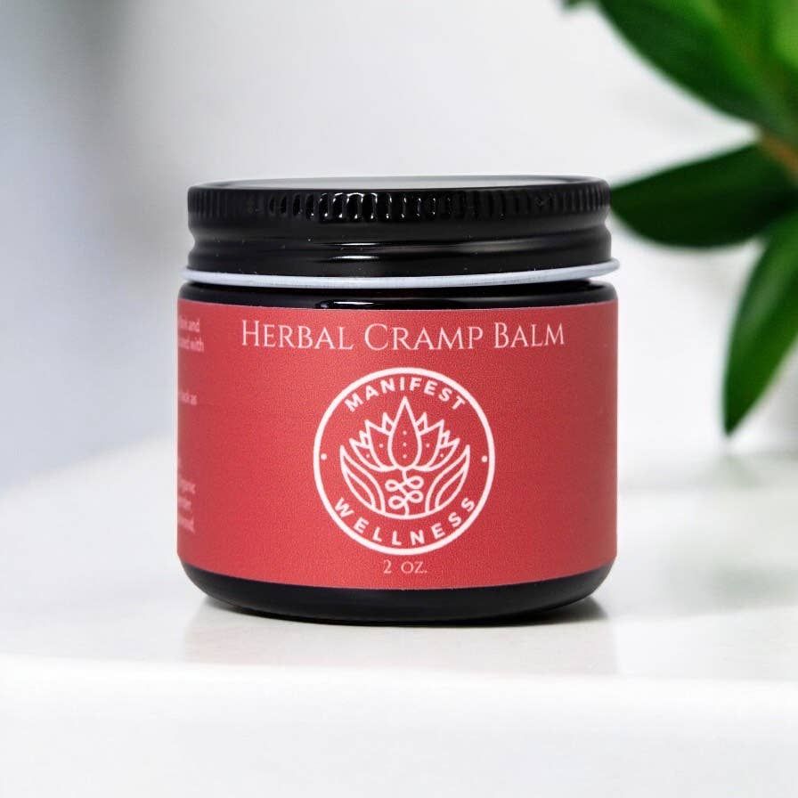 Manifest Wellness - Cramp Balm with Cramp Bark, White Willow Bark and Essential