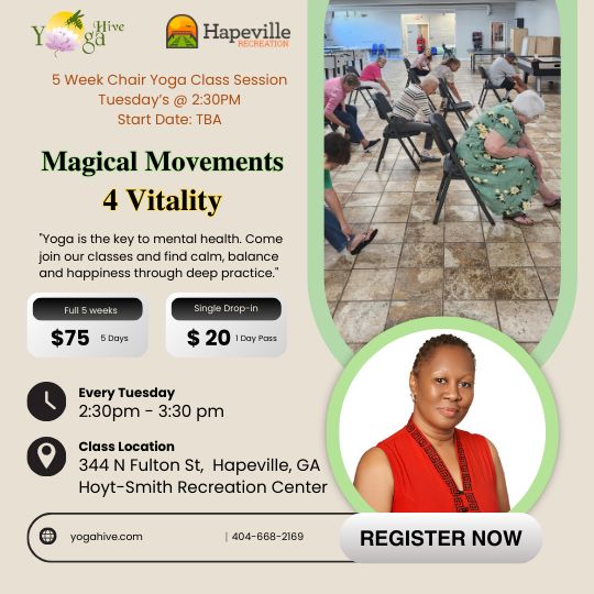 Chair Yoga Class  @City of Hapeville  Recreation