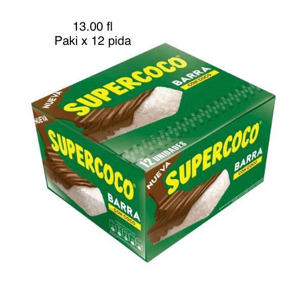 SÚPER COCO BARRA DISPLAY X 12 PIDA