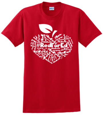 Wordle Red For Ed Shirt