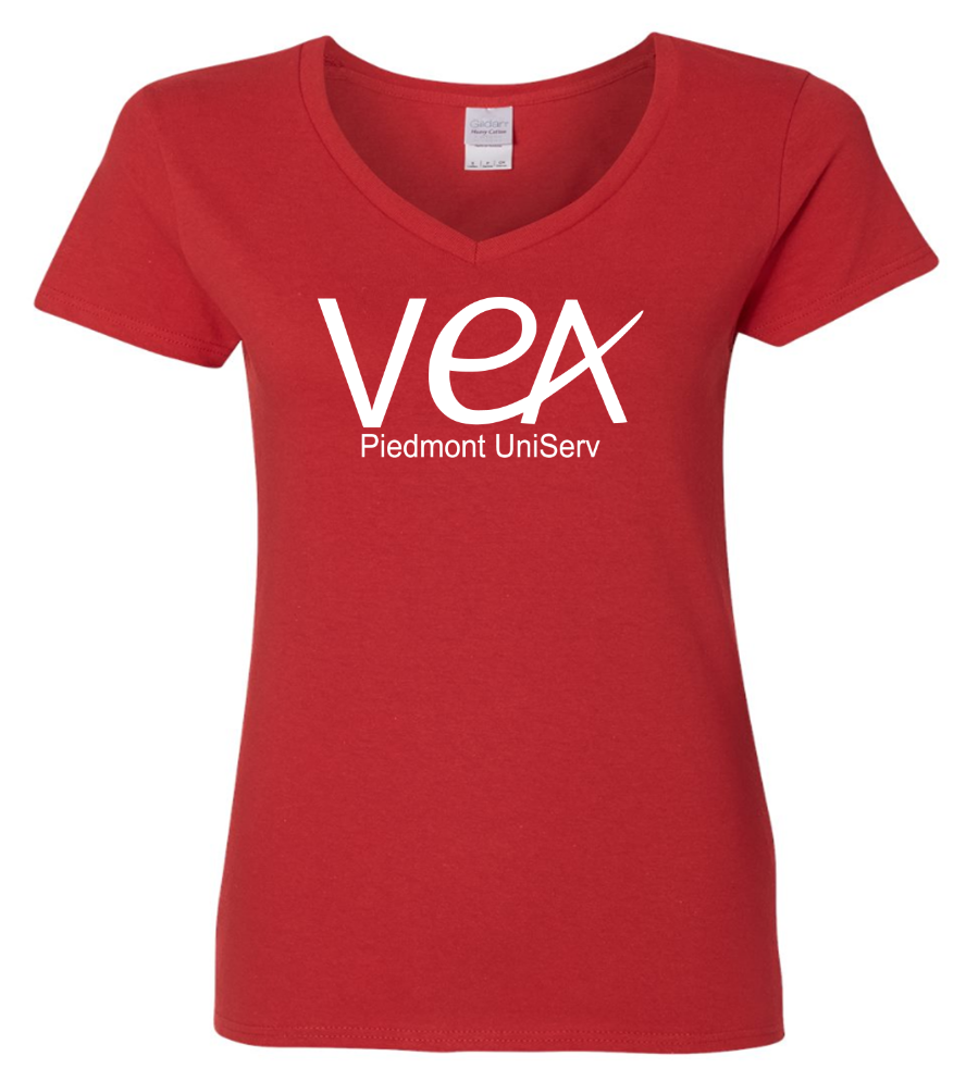 VEA Piedmont UniServ  Ladies V-neck Shirt