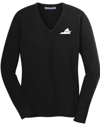 VPSA  Embroidered Women's V-neck Sweater