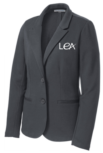 LEA  Embroidered Women's Fleece Blazer