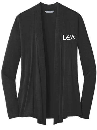 LEA  Embroidered Ladies Concept Open Cardigan