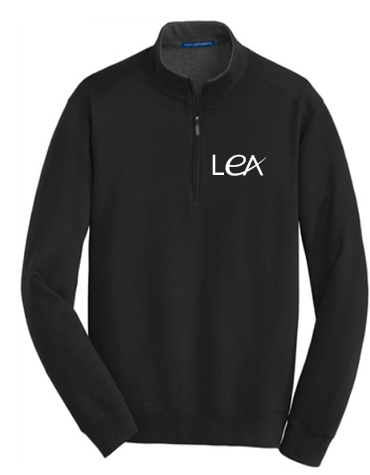 LEA  Embroidered Men's Interlock 1/4 Zip
