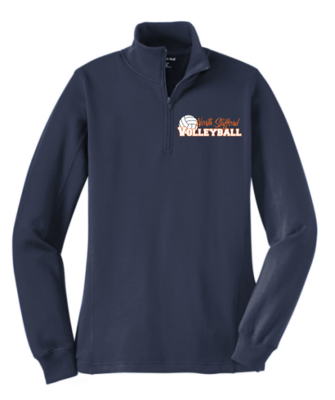 North Stafford Volleyball Embroidered Women's 1/4 zip Sweatshirt