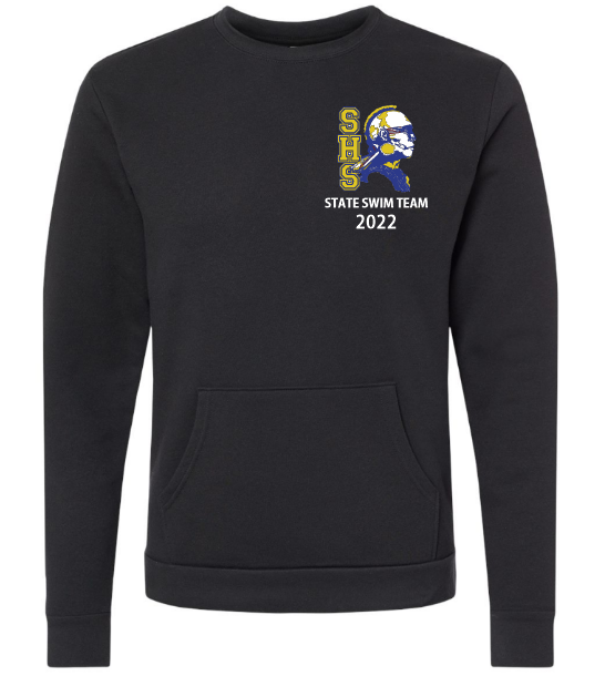 SHS State Swim Team Crewneck with Pocket