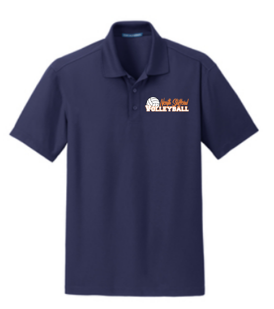 North Stafford Volleyball Embroidered Men's Performance Polo