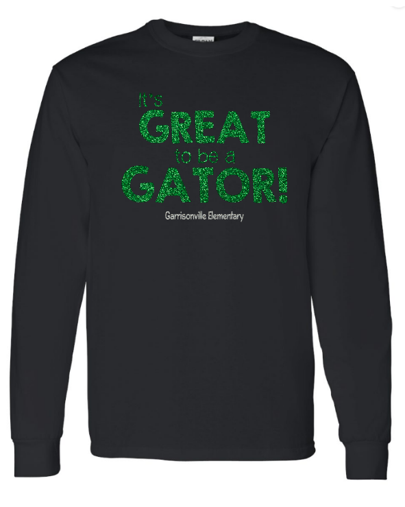 GES Great Gator Glitter Long Sleeve Shirt