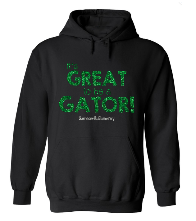 GES Great Gator Glitter Hoodie