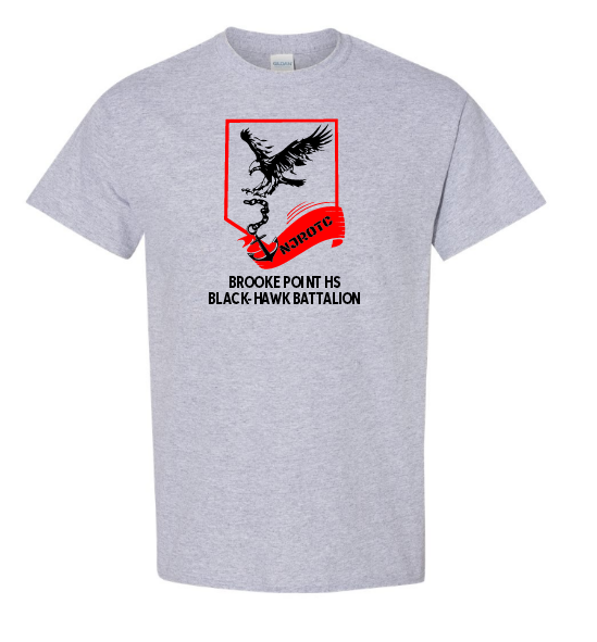 BPHS NJROTC  Black-Hawk Battalion with Shield and Anchor Shirt