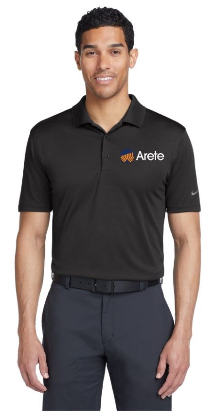 Arete Nike Dri-FIT Classic Fit Players Polo with Flat Knit Collar