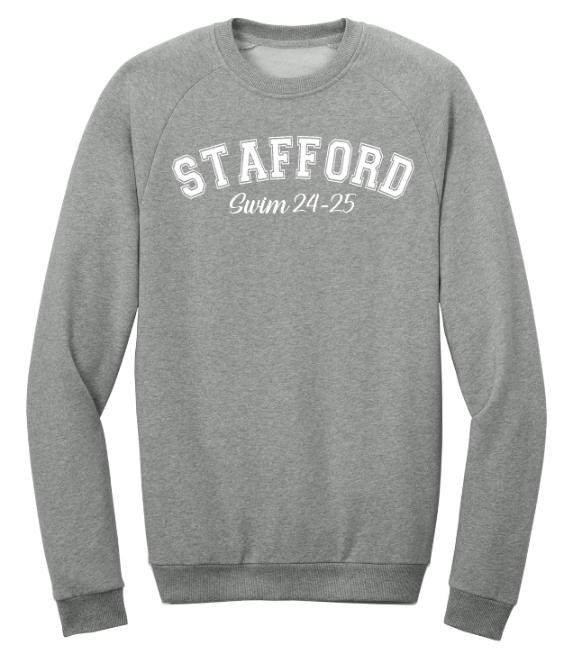 SHS Swim Grey Cloud Fleece Crewneck Sweatshirt