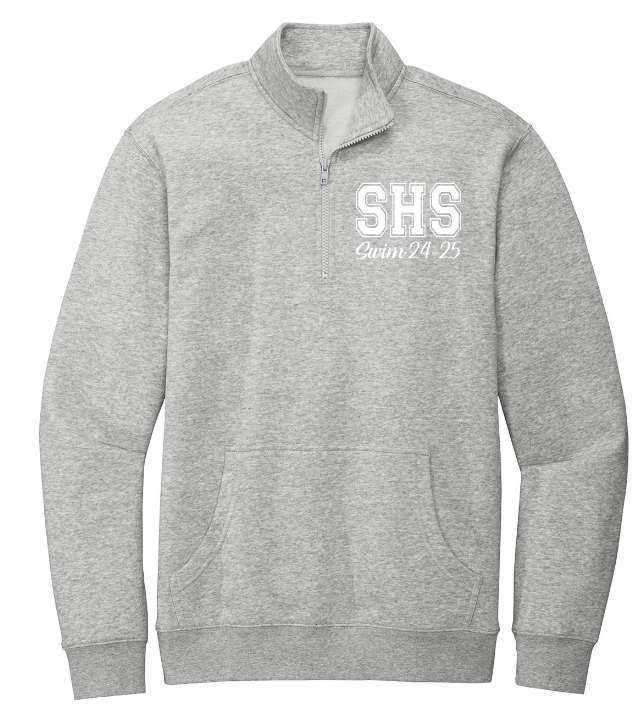 SHS Swim Grey 1/4 zip