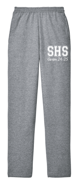 SHS Swim Fleece Sweatpant with Pockets (Open Bottom)
