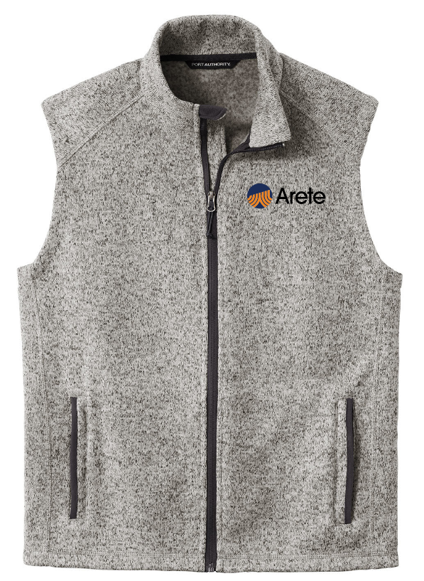 Arete Port Authority® Sweater Fleece Vest