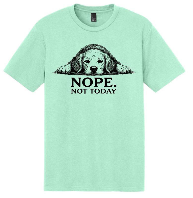 Nope Not Today Shirt