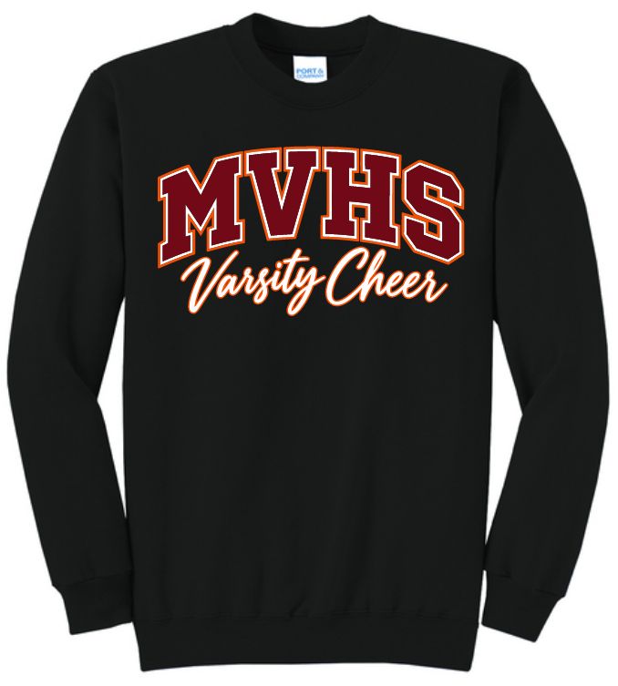 MV Varsity Cheer Crewneck Sweatshirt