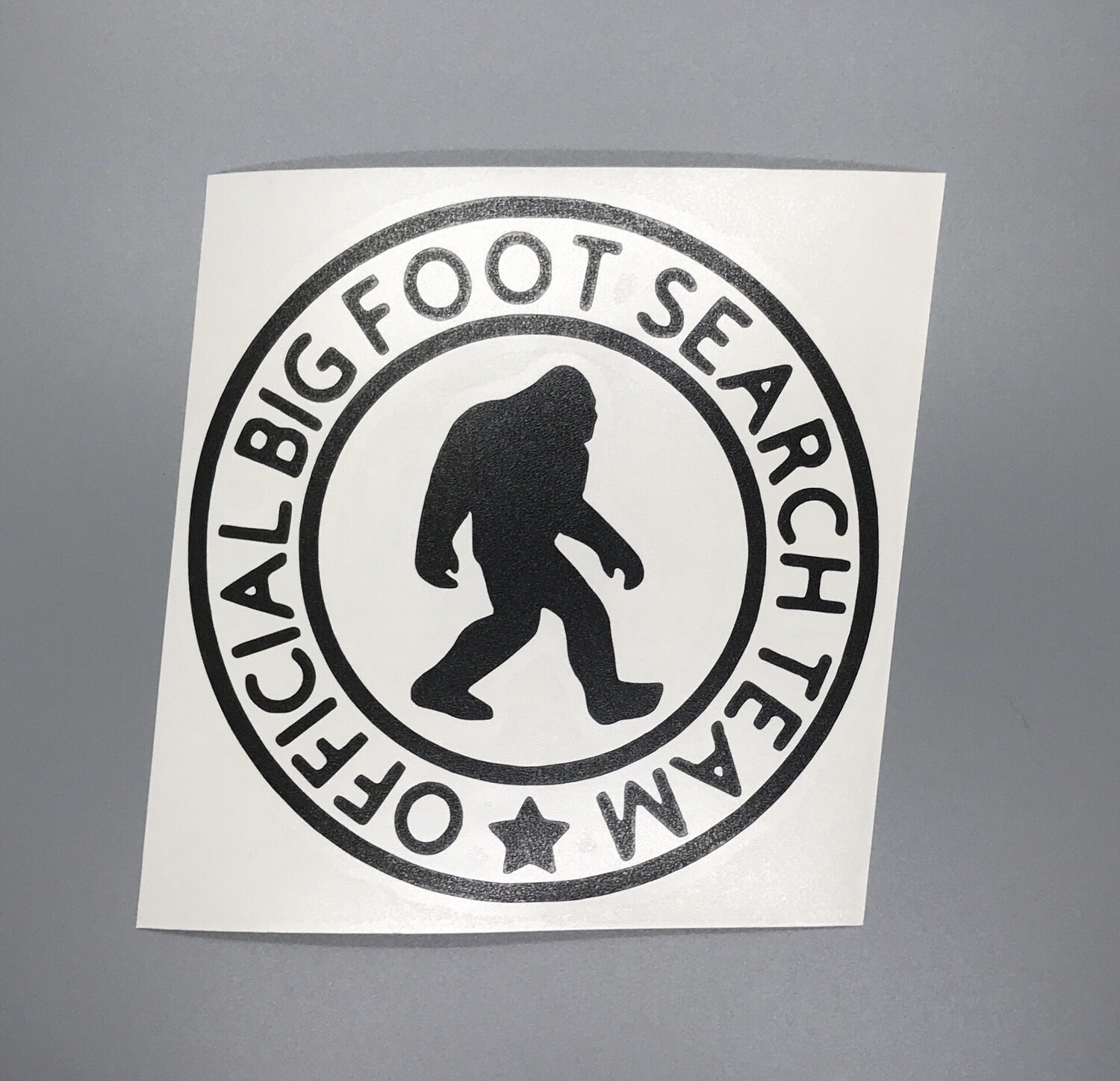 Bigfoot Search Team Decal