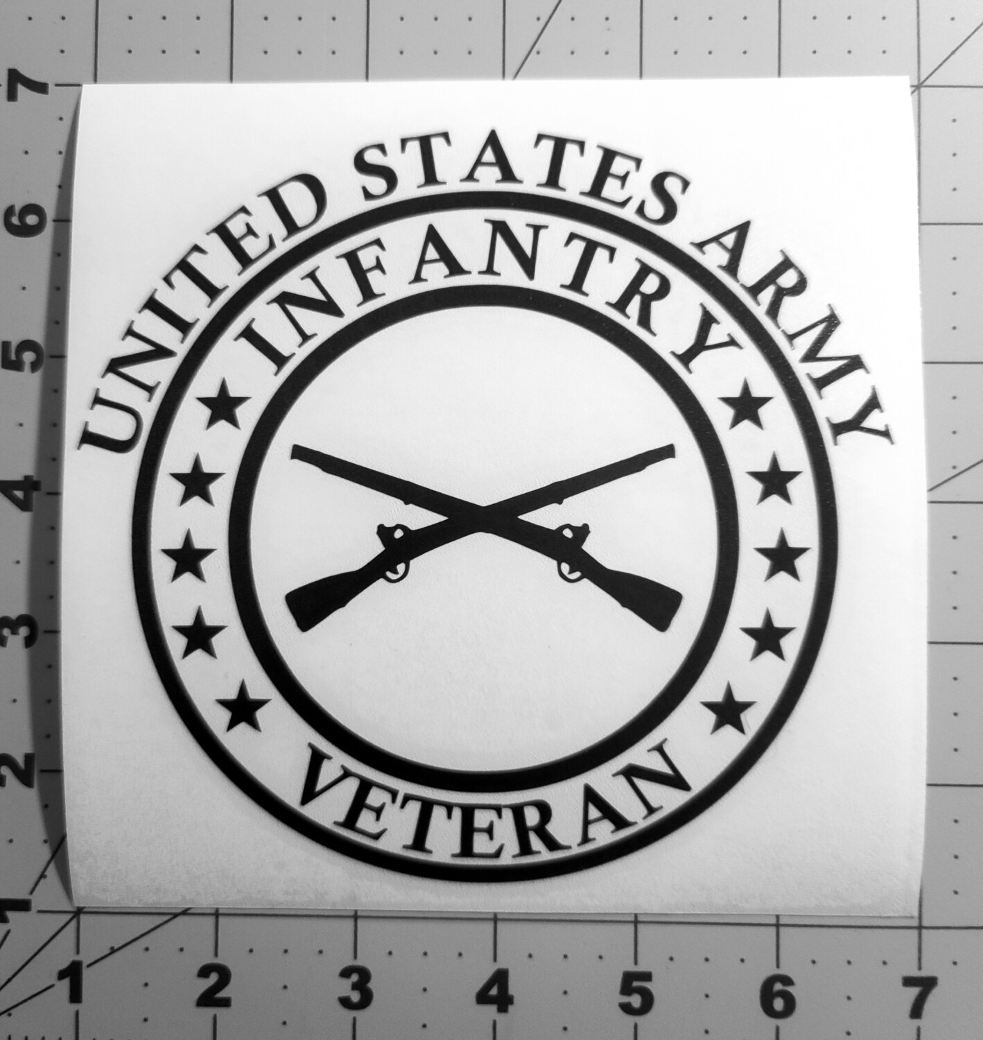 Infantry Veteran Decal